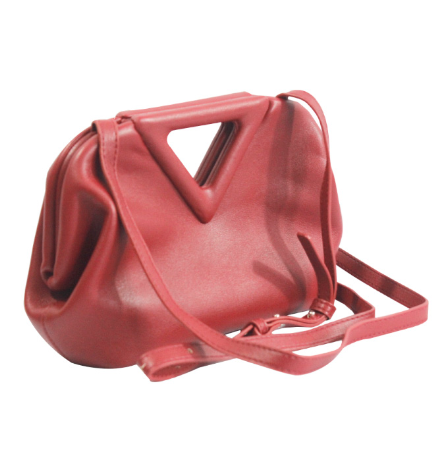 時尚新品云朵斜跨腋下按扣開合手提女包